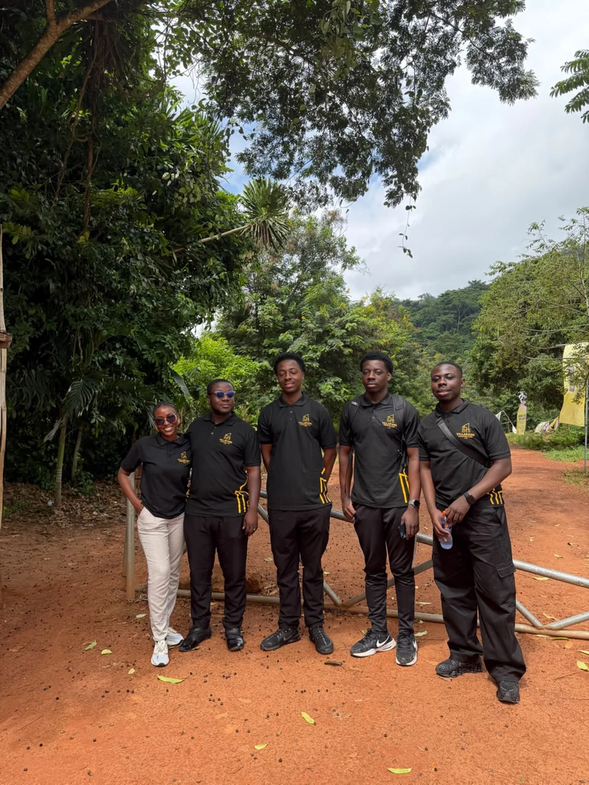 The Villapark team on location