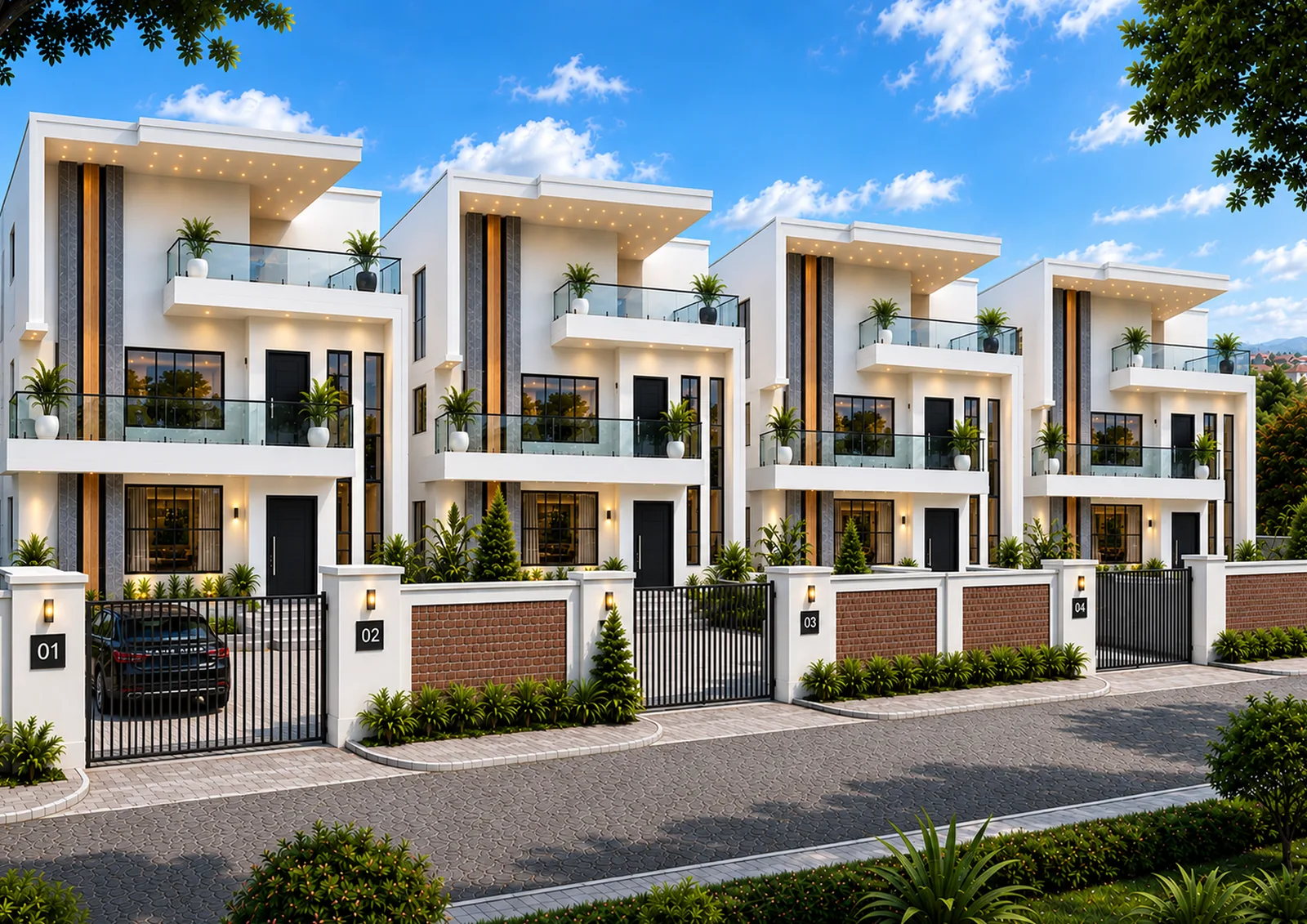 The Quartet contemporary homes